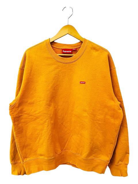 【中古】シュプリーム SUPREME 24AW スモール ボックス ロゴ クルーネック スウェット トレーナー M オレンジ