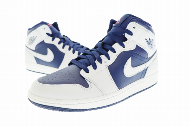 【中古】ナイキ NIKE AIR JODAN 1 MID Blue Void エアジョーダン 1 ミッド ブルー ヴォイド DQ8426-403 ▲■260115