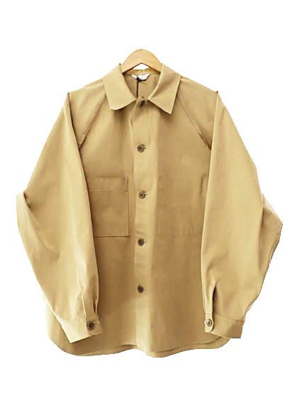 【中古】Kontor コントール 25AW SUEDE LIKE SHIRT JACKET スエード ライク シャツ ジャケット 2 ベージュ●■251231