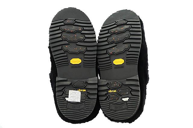 【中古】MATSUFUJI マツフジ ×SUICOKE スイコック 25AW Mouton Shoes ムートン シューズ M253-1101 8黒●▲■260115_7