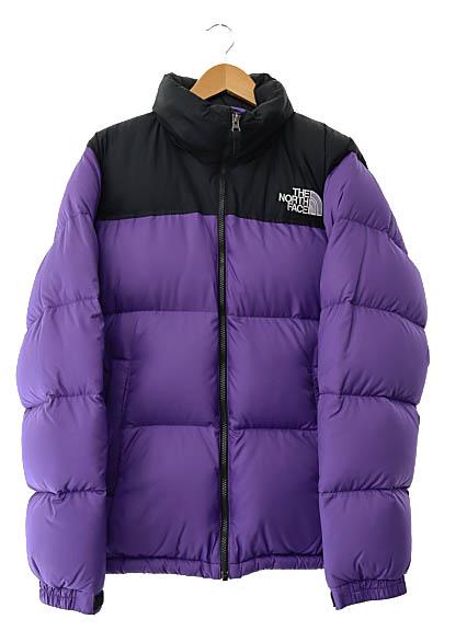 【中古】ザノースフェイス THE NORTH FACE Nuptse Jacket ヌプシ ダウン ジャケット ND91841 XL 紫 パープル 260121
