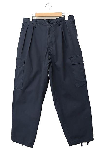【中古】ダブルタップス WTAPS ×SSZ ×AH.H Akio Hasegawa 21AW タックチック トラウザーズ カーゴ パンツ 1紺260121