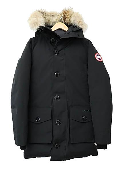 【中古】カナダグース CANADA GOOSE YORKTON ヨークトン ファー付き ダウン ジャケット 2072JM S 黒ブラック 260111