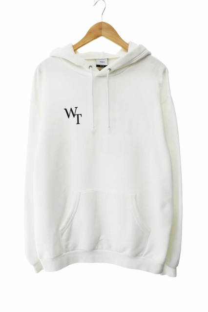 【中古】ダブルタップス WTAPS 21AW URBAN TERRITORY HOODIE アーバン テリトリー フーディー パーカー 03 白 260131