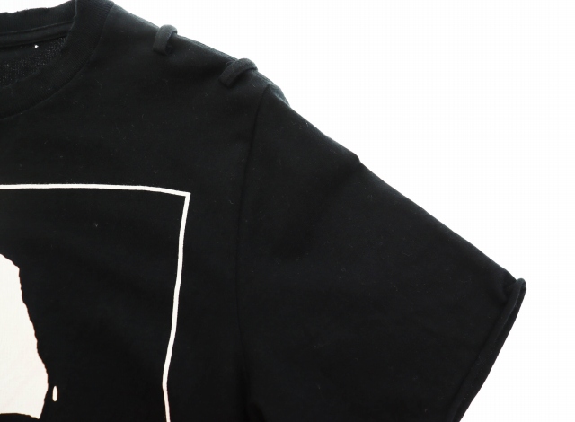 【中古】ナンバーナイン NUMBER (N)INE 06SS ガンズ期 ダメージ加工 チャールズ マンソン スカル Tシャツ 半袖 260120_3