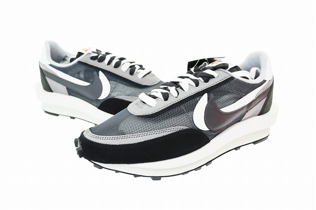 【中古】ナイキ NIKE ×sacai サカイ LD WAFFLE Black ワッフル アンスラサイト BV0073-001 27.5 ▲■ 260128