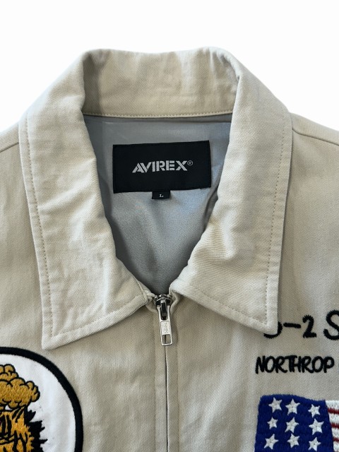 【中古】アヴィレックス AVIREX U.S.A.F. B-2 JACKET L 6102143 ミリタリー ジップアップ ジャケット 中古 ● 260204_3