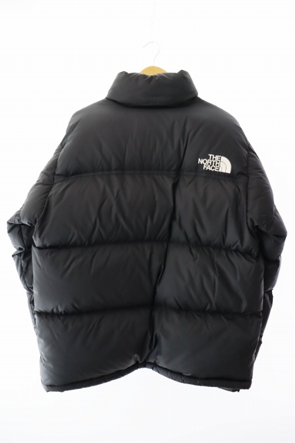 【中古】ザノースフェイス THE NORTH FACE Nuptse Jacket ロゴ刺繍 ヌプシ ダウン ジャケット ND92234 XL 黒 ブラック_1