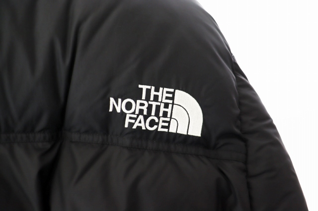 【中古】ザノースフェイス THE NORTH FACE Nuptse Jacket ロゴ刺繍 ヌプシ ダウン ジャケット ND92234 XL 黒 ブラック_4