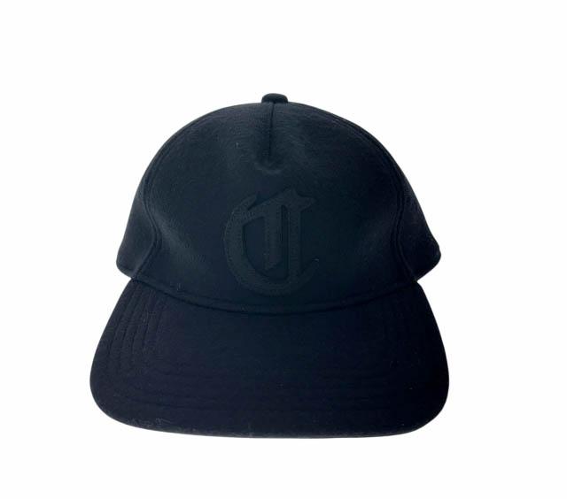 【中古】クーティー COOTIE 24AW Wool Melton 5 Panel Cap ロゴ ウール メルトン 5パネル キャップ黒ブラック▲260204_1