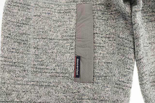 【中古】ディセンダント DESCENDANT 20AW ボンベイ フリース ポーラテック トラウザーズ パンツ 1 グレー 260128_5