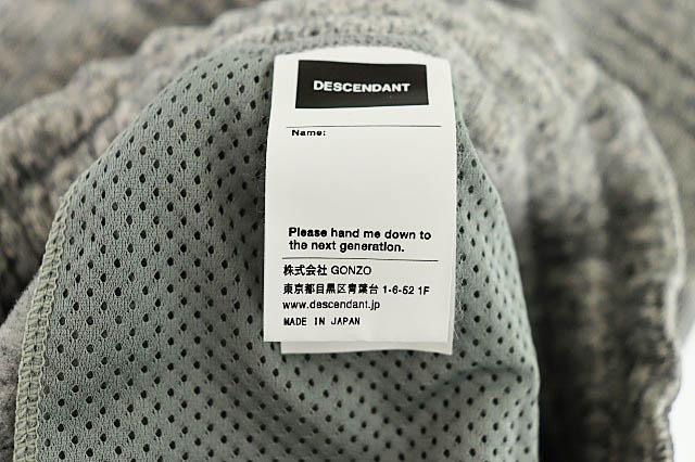 【中古】ディセンダント DESCENDANT 20AW ボンベイ フリース ポーラテック トラウザーズ パンツ 1 グレー 260128_8