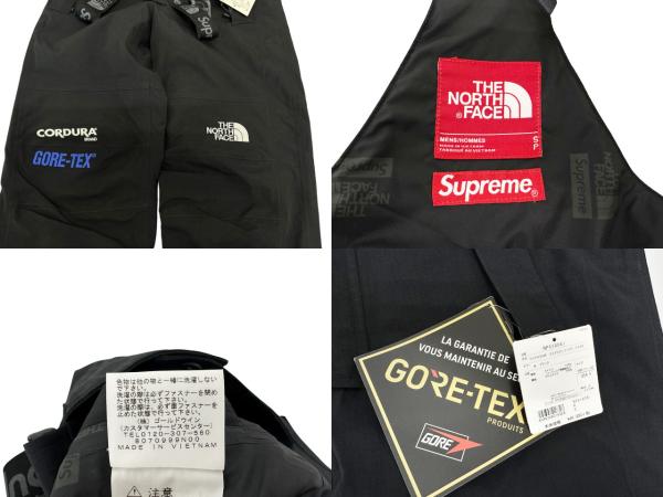 【中古】シュプリーム × ノースフェイス 18AW ゴアテックス エクスペディション パンツ NP61808I S黒☆AA★■260212_8