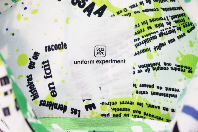 【中古】ユニフォームエクスペリメント uniform experiment 21SS ビッグ レギュラー カラー 長袖 シャツ 1 白 260212_6