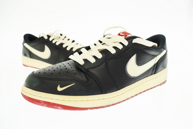 【中古】ナイキ NIKE ×Nigel Sylvester AIR JORDAN 1 RETRO LOW OG Better With Time IB8958-001▲■ 260224