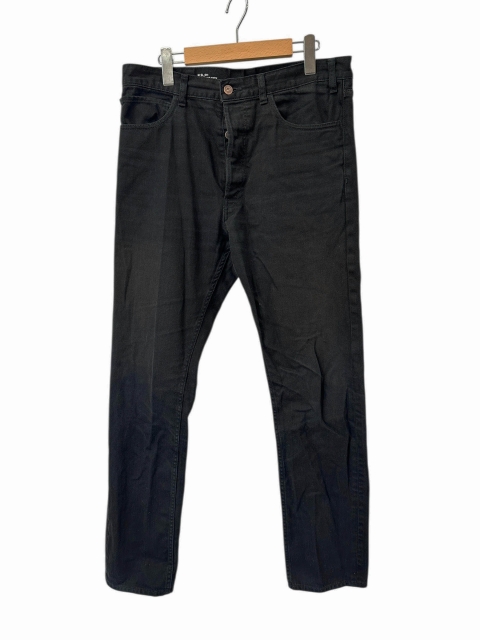 【中古】セリーヌ CELINE ルー ジーンズ ヴィンテージ ブラック ウォッシュ デニム パンツ ジーンズ 33 黒 260204