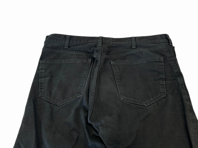 【中古】セリーヌ CELINE ルー ジーンズ ヴィンテージ ブラック ウォッシュ デニム パンツ ジーンズ 33 黒 260204_4