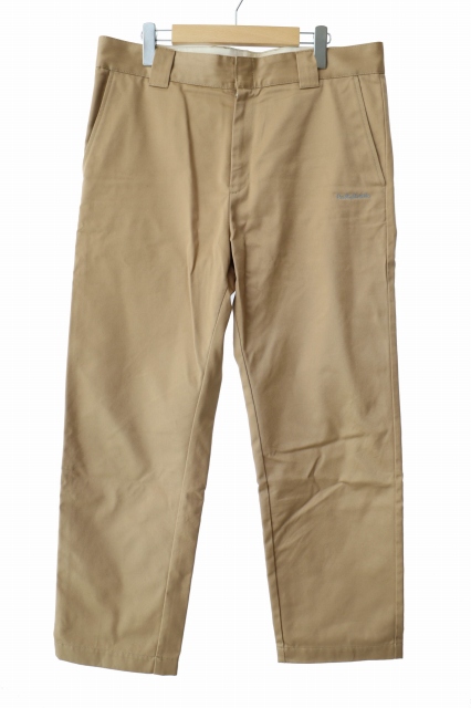 【中古】Dorothy Hendricks ドロシー ヘンドリックス WORK PANTS BACK PRINT プリント ワーク パンツ カーキ●260205