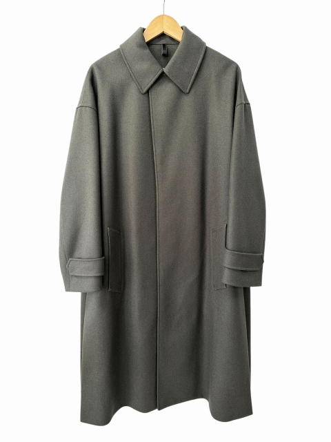 【中古】ザ リラクス THE RERACS 22AW バルカラーウール コート 22FW-RECT-333-J 44 グレー●