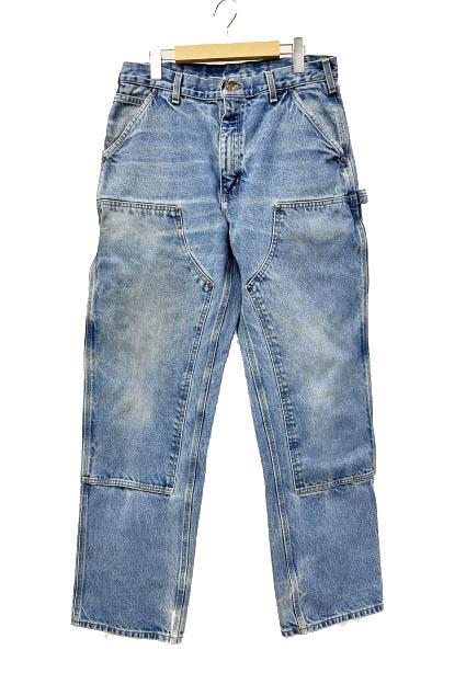 【中古】カーハート carhartt ダブルニー ペインター デニム パンツ ジーンズ B73 DST 34×34 インディゴ 260423