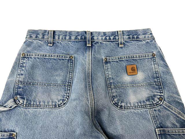【中古】カーハート carhartt ダブルニー ペインター デニム パンツ ジーンズ B73 DST 34×34 インディゴ 260423_4