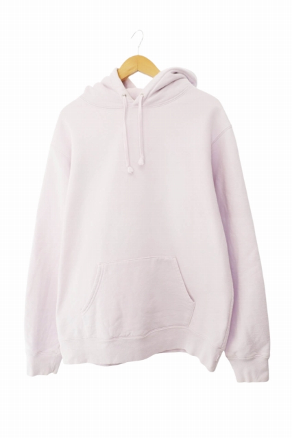 【中古】シュプリーム SUPREME 18SS イリーガル ビジネス フーディッド スウェット パーカー L ピンク 260304