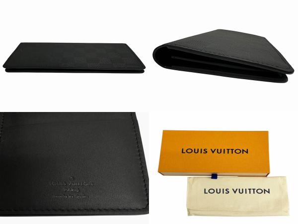 中古】ルイヴィトン LOUIS VUITTON ダミエ アンフィニ ポルトフォイユ