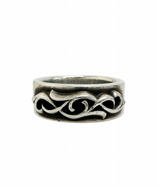 【中古】クロムハーツ CHROME HEARTS DBL NARROW VINE BAND ダブル ナロー ヴァイン バンド リング ☆AA★▲■ 260306