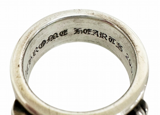 【中古】クロムハーツ CHROME HEARTS DBL NARROW VINE BAND ダブル ナロー ヴァイン バンド リング ☆AA★▲■ 260306