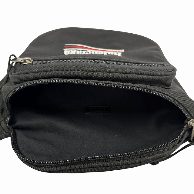 【中古】バレンシアガ エクスプローラー ベルト ウエスト ボディ バッグ 482389 9WB35 黒 ブラック☆AA★▲260327_3