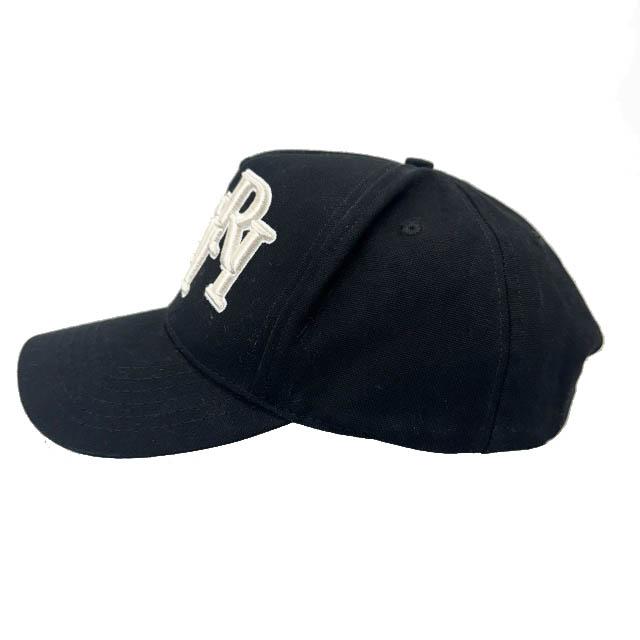 【中古】アミリ AMIRI 5Panel Logo Cap ロゴ刺繍 5パネル キャップ 帽子 AMHACP10 13 黒ブラック☆AA★▲260325_3