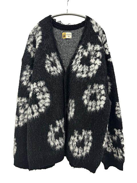 【中古】セントマイケル SAINTMICHAEL ×デニムティアーズ 24AW DT_MH CARDIGAN モヘヤ ニット カーディガン黒 260320
