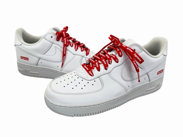【中古】シュプリーム SUPREME ×NIKE ナイキ AIR FORCE 1 LOW エア フォース 1 ロー CU9225-100 ☆AA★▲■260325