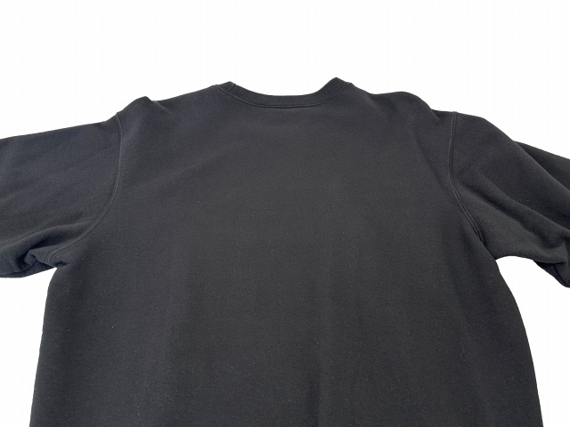 【中古】シュプリーム SUPREME 20SS カットアウト ロゴ クルーネック スウェット トレーナー L 黒 ブラック 260324_3