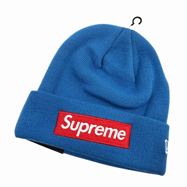 中古】シュプリーム SUPREME 22AW Box Logo Beanie BLUE ボックス ロゴ