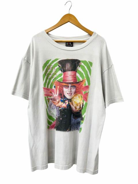 【中古】セントマイケル SAINTMICHAEL DSNY SS TEE アリスインワンダーランド 半袖Tシャツ XL白☆AA★260424
