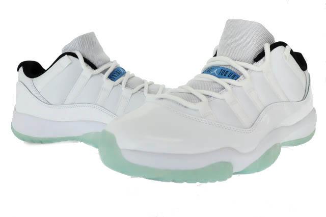 【中古】ナイキ NIKE AIR JORDAN 11 RETRO LOW Legend Blue エア ジョーダン 11 ロー AV2187-117 27白▲■260316