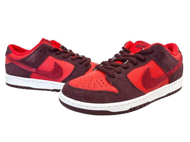 【中古】ナイキ エスビー NIKE SB DUNK LOW PRO Cherry ダンク ロー チェリー DM0807-600 27 赤レッド ▲■260308