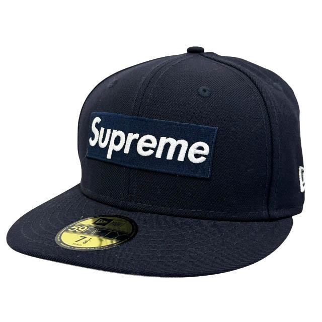 【中古】シュプリーム SUPREME × ニューエラ 20AW World Famous Box Logo ボックス ロゴ キャップ 紺☆AA★▲260407