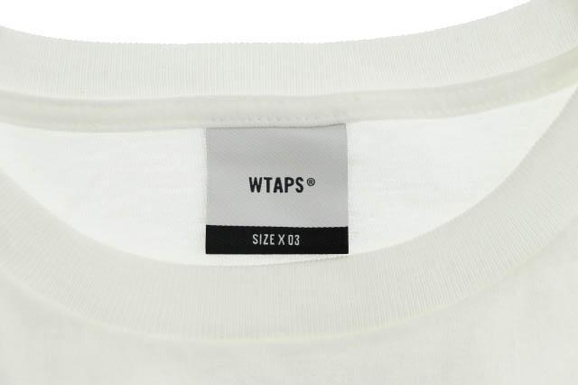 【中古】ダブルタップス WTAPS 24AW DOT SIGHT LS COTTON ドット サイト ロゴ 長袖Tシャツ ロンT 03白 260315_7