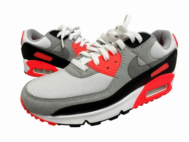 【中古】ナイキ NIKE NIKE AIR MAX 90 OG INFRARED 2020 ナイキ エアマックス インフラレッド 27 レッド ▲■260316