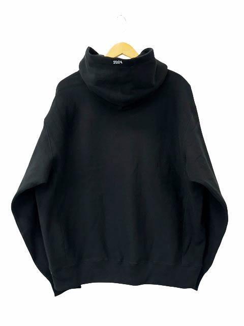 【中古】シュプリーム SUPREME 24SS Futura Hooded Sweatshirt フューチュラ ロゴ 刺繍 パーカー L黒 ☆AA★260413_1