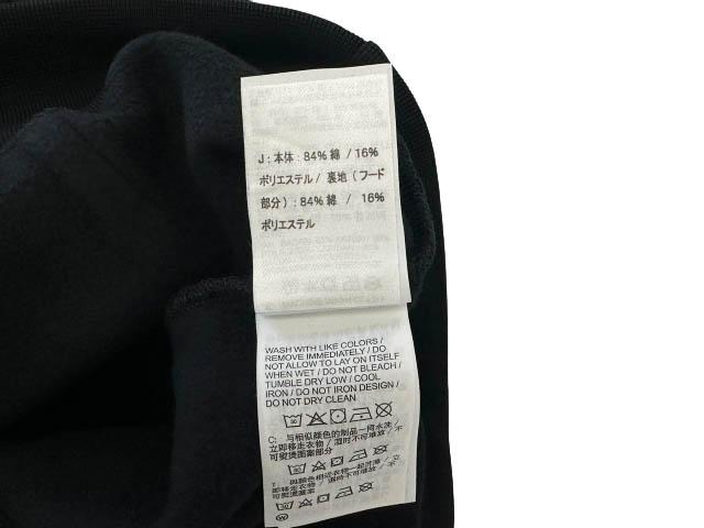 【中古】シュプリーム SUPREME ×NIKE ナイキ 24AW ジョーダン ロゴ フーデッド パーカー M 黒ブラック☆AA★260413_7