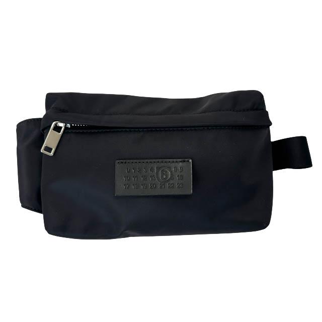 【中古】メゾンマルジェラ Maison Margiela MM6 エムエムシックス Crossbody Bag クロスボディ バッグ 黒▲260416