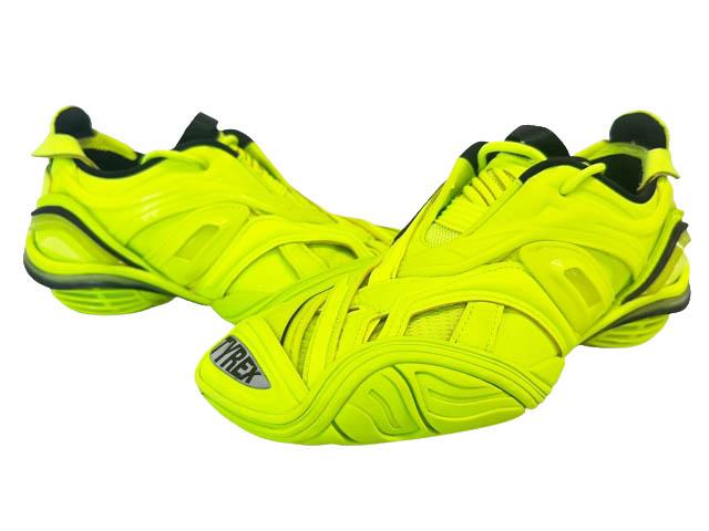 【中古】バレンシアガ BALENCIAGA TYREX タイレックス ローカット スニーカー 617517 25 イエロー☆AA★▲260408