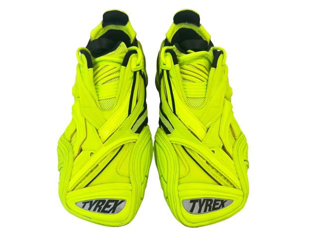 【中古】バレンシアガ BALENCIAGA TYREX タイレックス ローカット スニーカー 617517 25 イエロー☆AA★▲260408_1