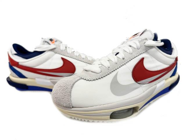【中古】ナイキ NIKE ×sacai サカイ ZOOM CORTEZ ズーム コルテッツ DQ0581-100 27白ホワイト●260323