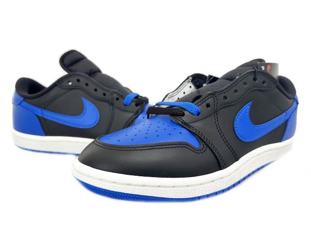 【中古】ナイキ NIKE AIR JORDAN 1 LOW 85 エア ジョーダン 1 ロー IB1981-004 27 青 黒 ロイヤル ブルー▲■260323