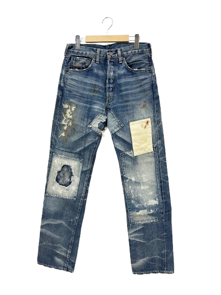 【中古】リーバイス Levi's LVC ヴィンテージクロージング 青山店オープン記念 100本限定 1966年復刻 BIG-E 赤耳 66501