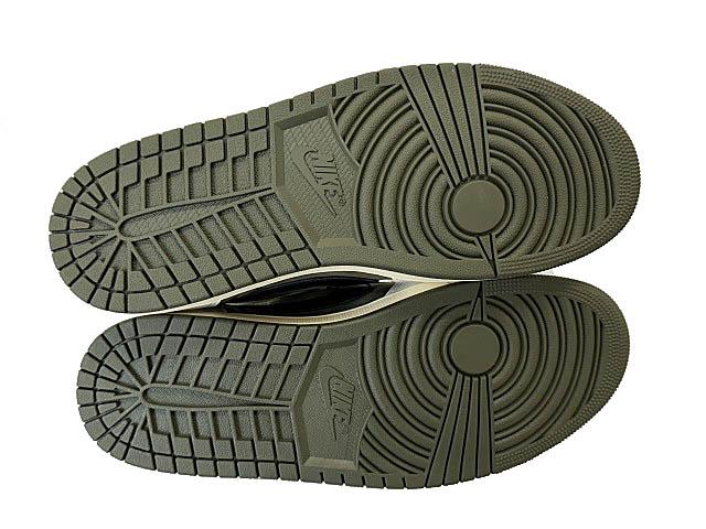 【中古】ナイキ NIKE × トラヴィス スコット エア ジョーダン1 ロー リバース オリーブ DM7866-200 28.5▲■260417_4
